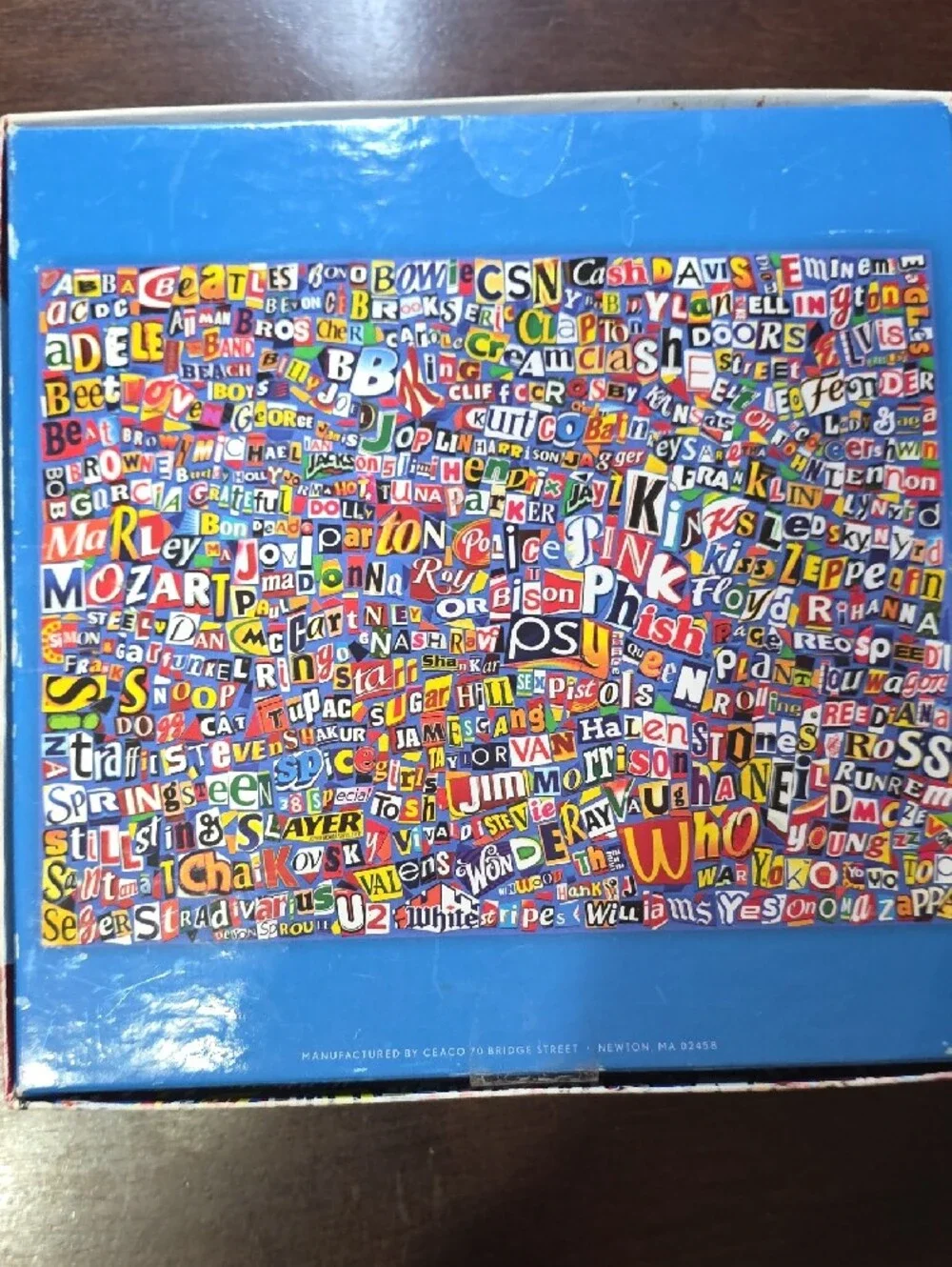 2 Ceaco Puzzles - Great Magazine Covers 1000 Pcs & Musicians 550 Pcs